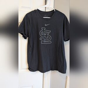 Nike Charcoal Tee with Logo